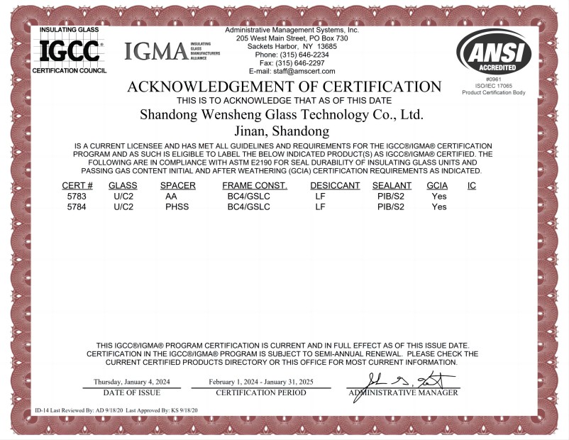Certificación IGCC